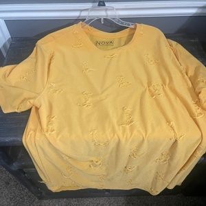 Brand new NOVA  yellow short sleeve